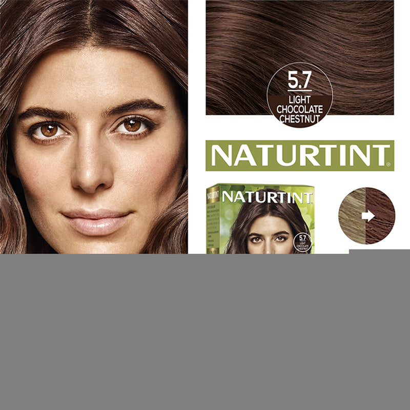 Naturtint permanent hair colour Light Chocolate Chestnut - British product