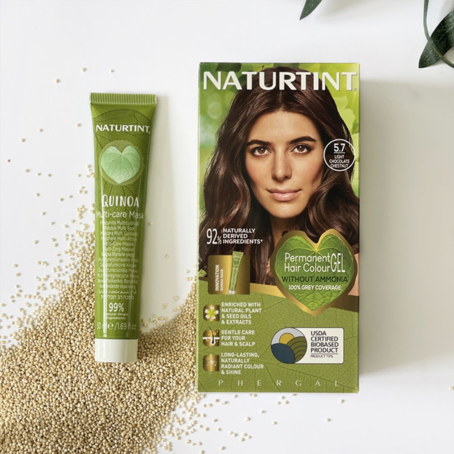 Naturtint permanent hair colour Light Chocolate Chestnut - British product