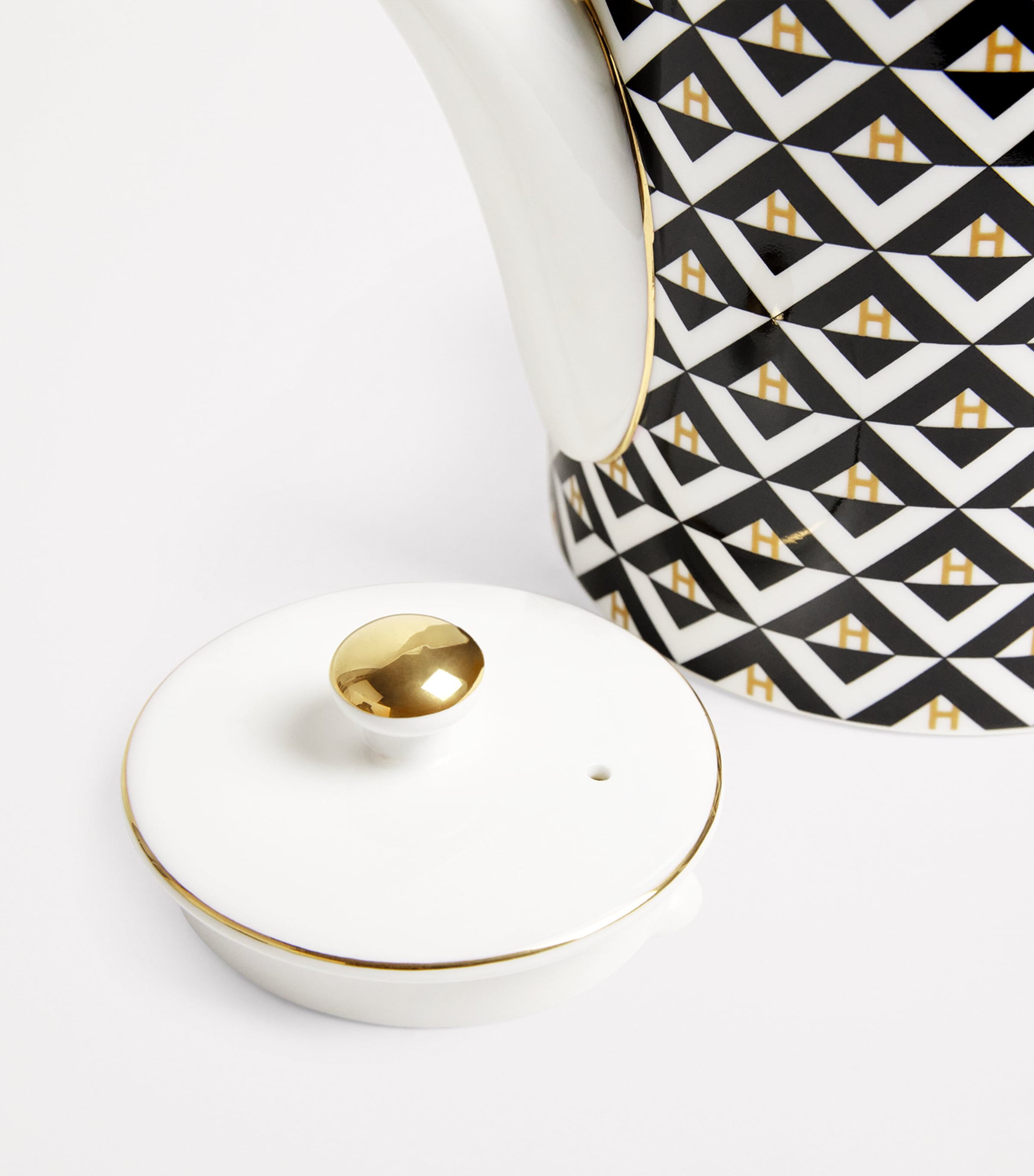 Harrods geometric teapot 994ml, UK version