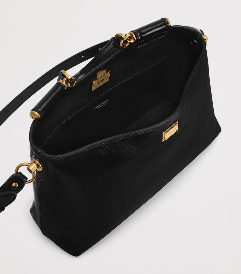 Dolce&Gabbana Vittoria shoulder bag in supple calfskin - British product