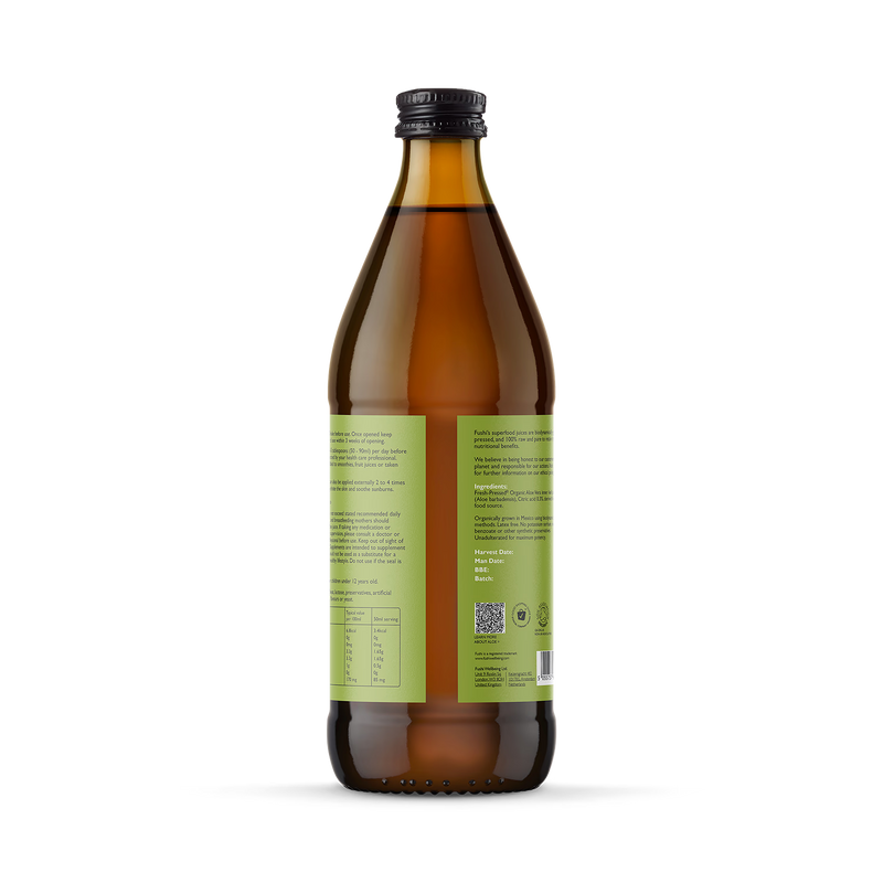 Fushi organic aloe vera juice 1L, UK version