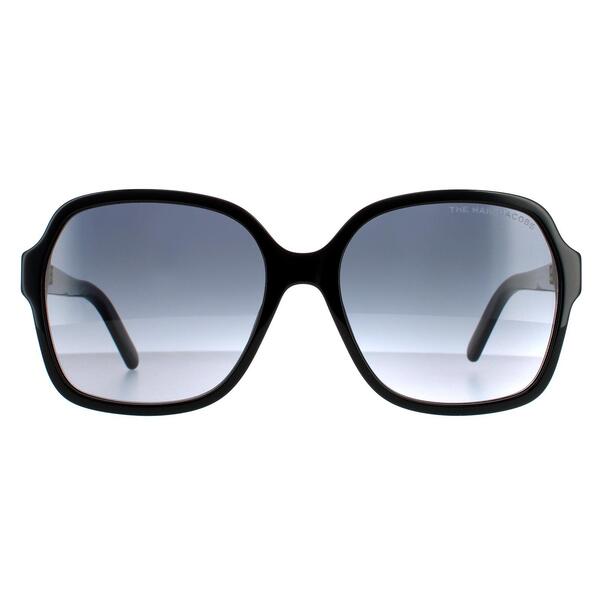 Marc Jacobs MARC 526/S women's square sunglasses black gradient (British brand)