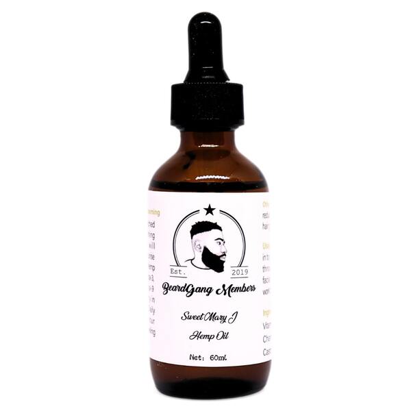 BeardGang Sweet Mary J Hemp Oil 60ml - British product