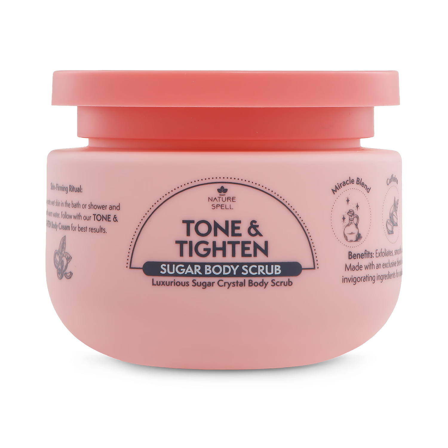 Nature Spell Tone & Tighten Sugar Body Scrub 250ml (British brand)