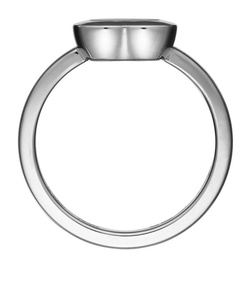 Chopard Happy Diamonds Icons ring white gold dancing diamond, imported from the UK