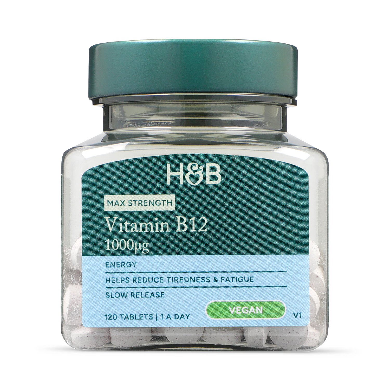 Holland & Barrett slow release Vitamin B12 120 tablets, UK version