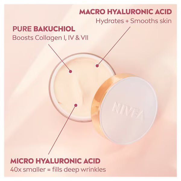 NIVEA Cellular Anti-Age Day Cream Bakuchiol 50ml, imported from the UK