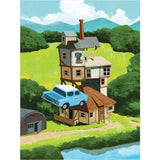 Harry Potter The Burrow print paper art (British brand)