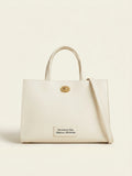 Burberry small Cotswolds check leather tote bag (British brand)