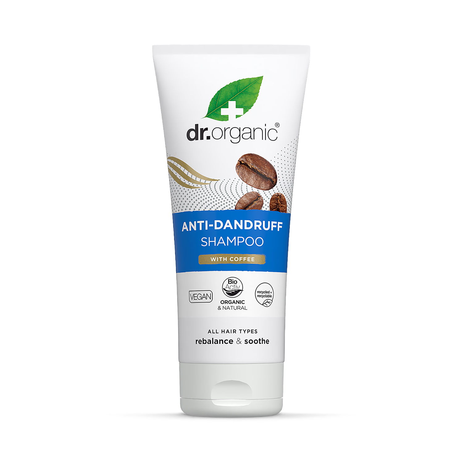 Dr Organic Coffee Anti-Dandruff Shampoo 200ml - British product
