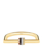 Boucheron Quatre Classique tube bracelet mixed gold diamonds - British product