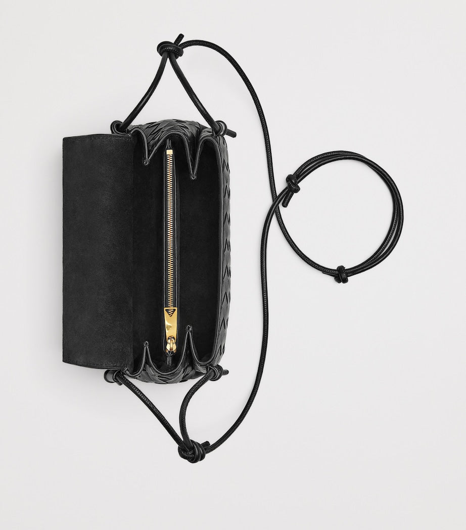 Bottega Veneta leather Notturno pouch, imported from the UK