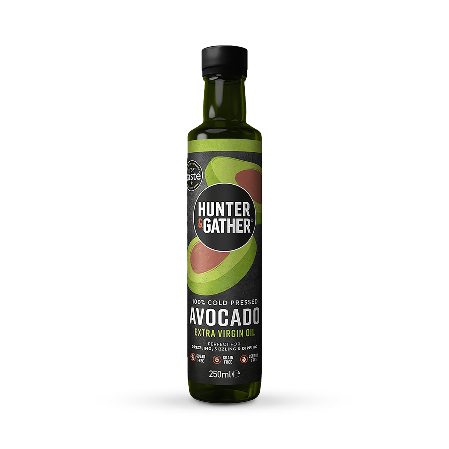 Hunter Gather extra virgin avocado oil 250ml, UK version
