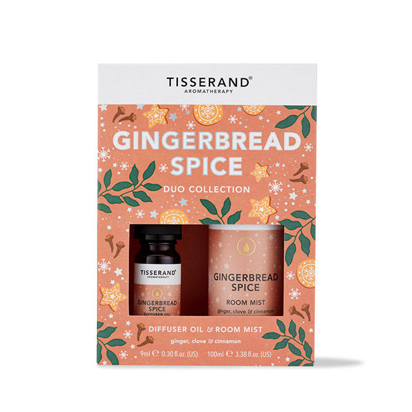 Tisserand Gingerbread Spice Duo essential oil kit 9ml 100ml - British product
