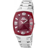 Chronotech red ladies watch stainless steel, UK version