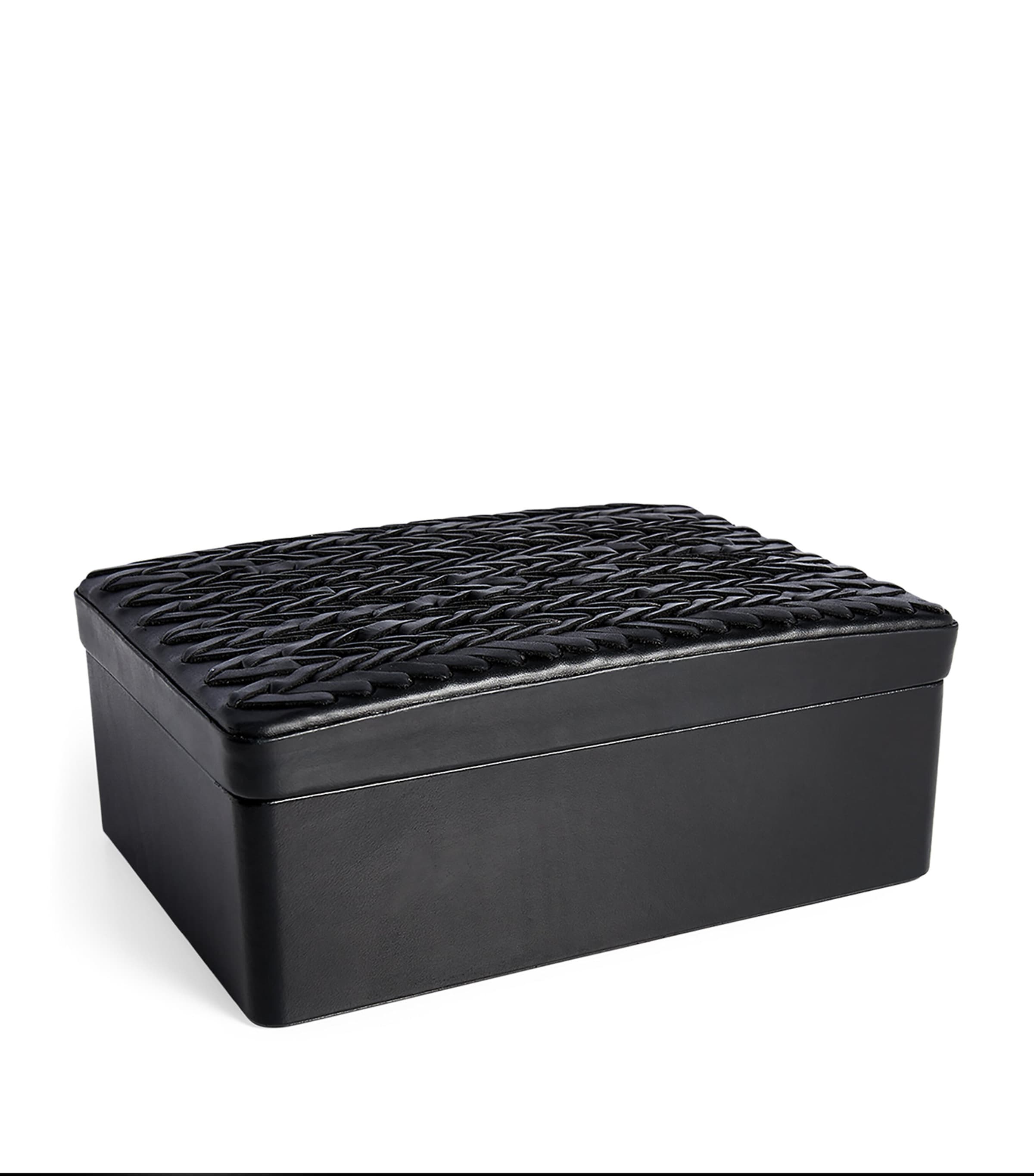 Ralph Lauren Home leather Adrienne box, imported from the UK