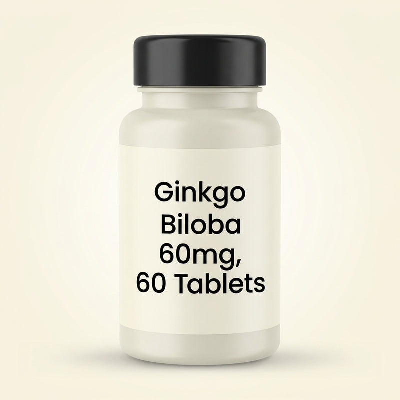 Holland & Barrett Ginkgo Biloba 60mg Tablets 60 Count, UK version