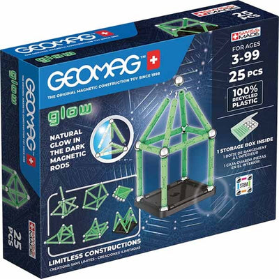 Superdrug Geomag Glow Recycled Plastic Magnetic Shapes - 25 Pieces- Buy online at McGrocer