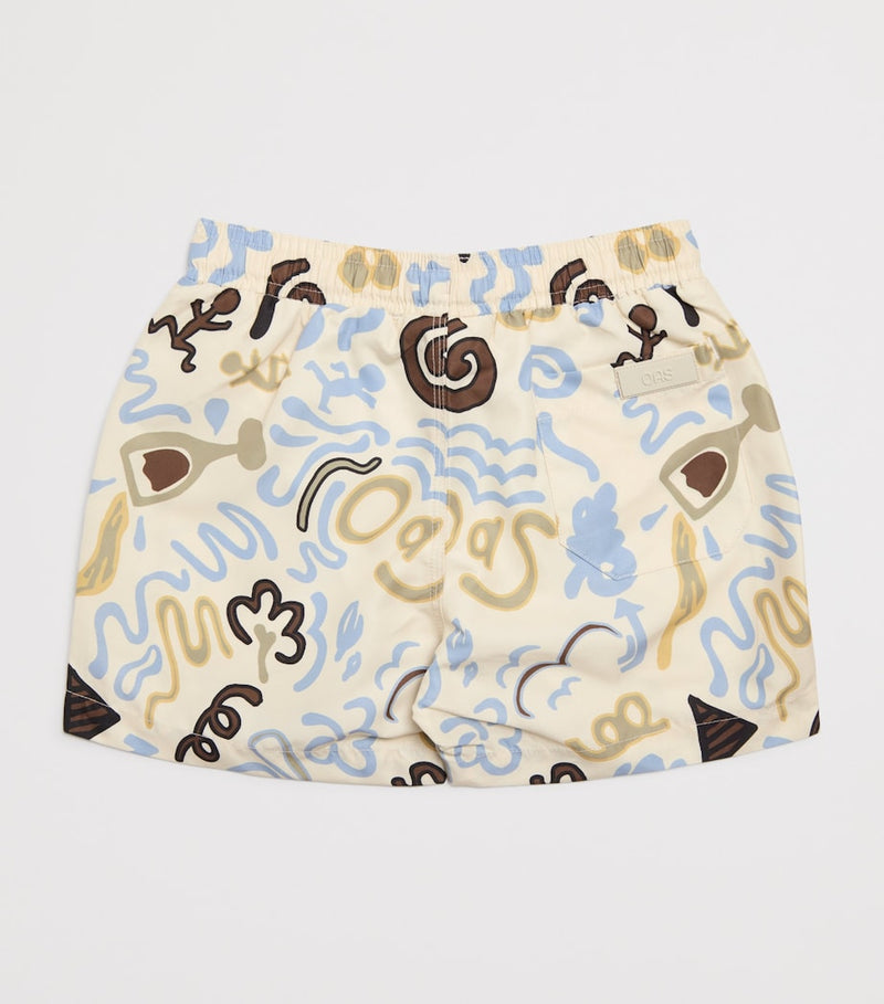 OAS Memento Print swim shorts 4-12 years, imported from the UK