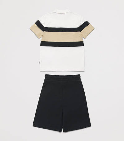 Harrods BOSS Kidswear Stretch-Cotton Polo Shirt and Shorts Set (4-16 Years)- Buy online at McGrocer