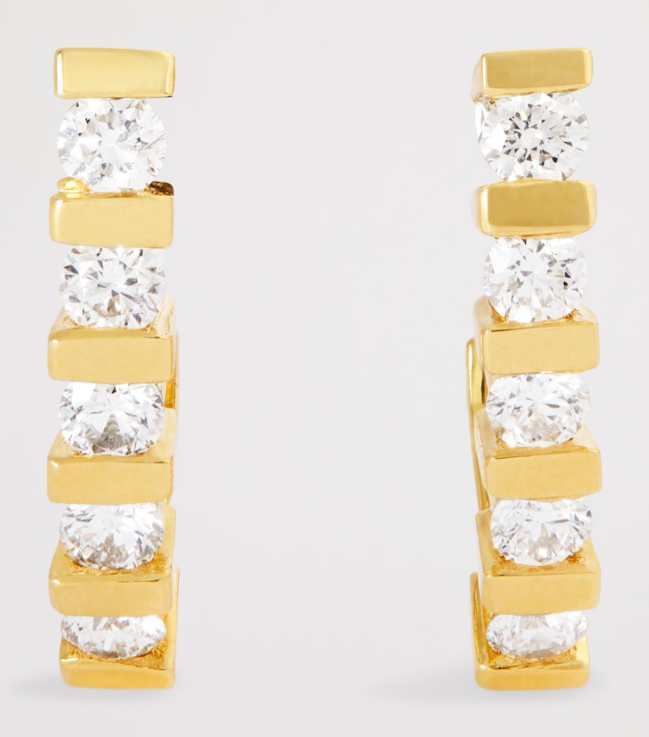 Jennifer Meyer Edith Bar Stud Earrings - British product
