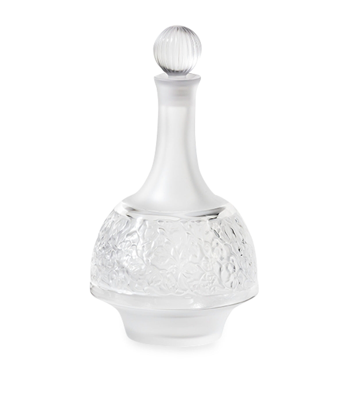 Lalique Crystal Versailles Cruet 15cm, UK version