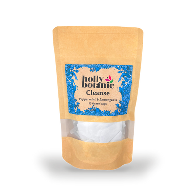 Holland & Barrett Holly Botanic Cleanse Tisane Peppermint & Lemongrass Herbal Tea Bags 15 Count- Buy online at McGrocer