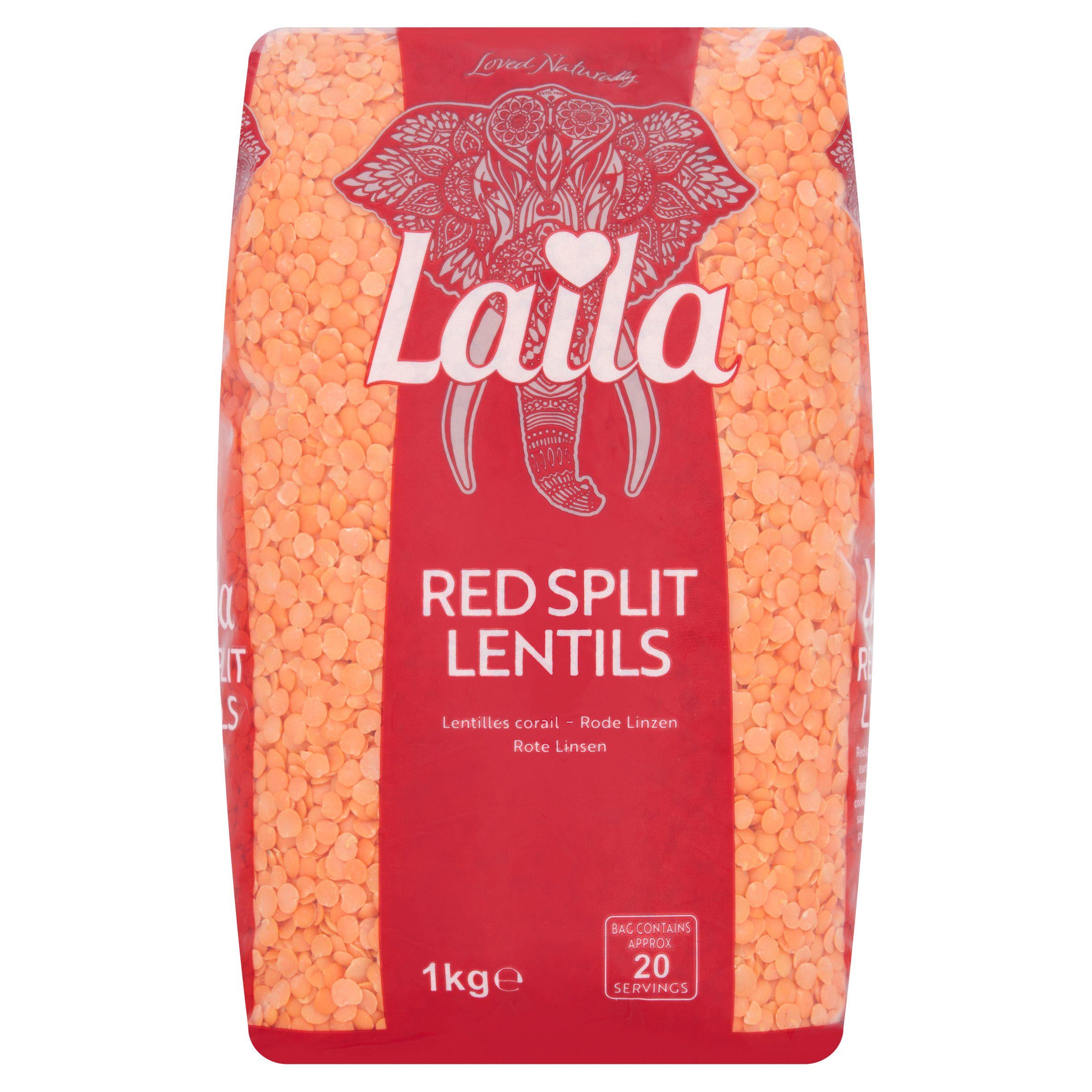 Laila Red Split Lentils 1kg GOODS Sainsburys   