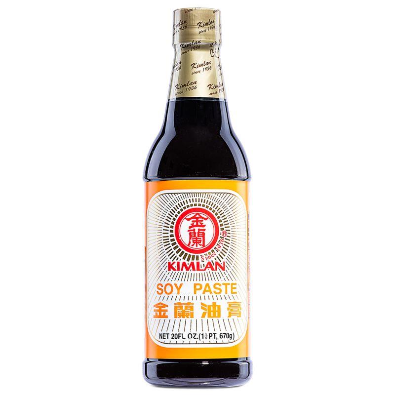 Kimlan soy paste thick savoury condiment, imported from the UK