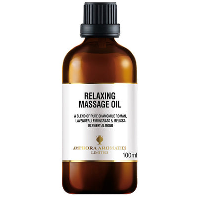 Superdrug Amphora Aromatics Relaxing Massage Oil Lavender Chamomile 100ml- Buy online at McGrocer