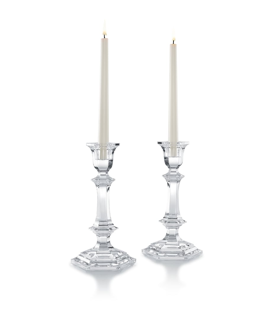 Baccarat Harcourt candlesticks set of 2 - British product