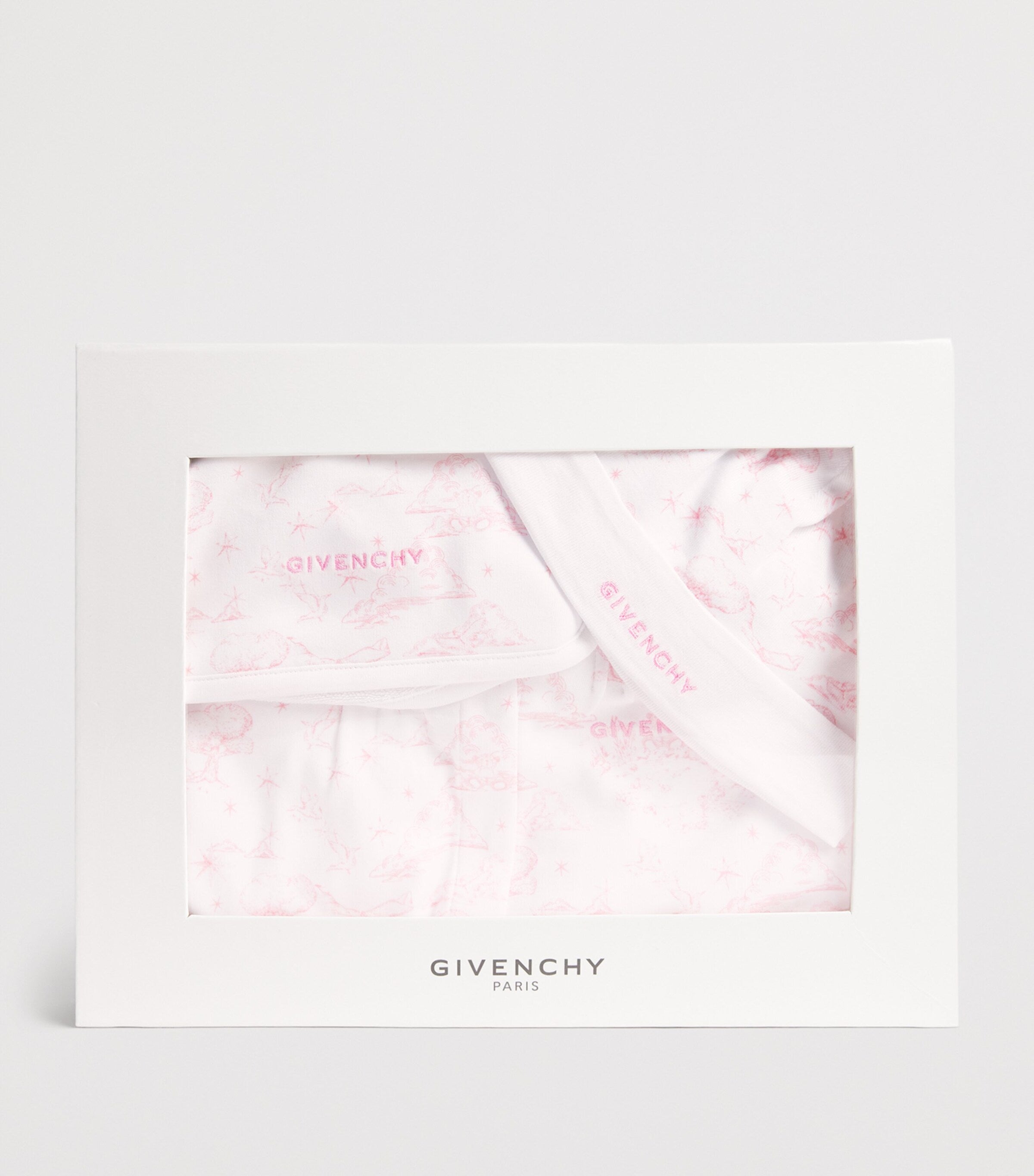 Givenchy Kids cotton all-in-one, hat and bib set for 1-18 months, UK version