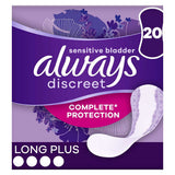 Always Discreet Incontinence Liners Long+ 20, For Sensitive Bladder GOODS Boots   