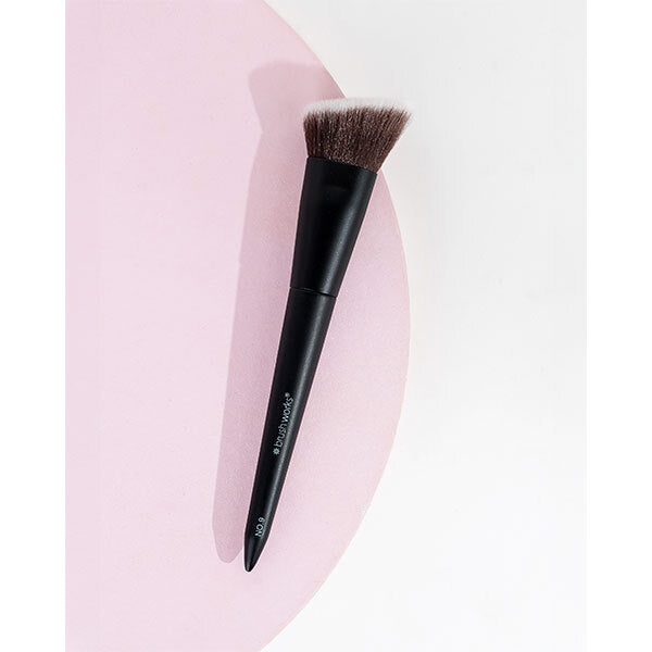 Brushworks No. 9 Angled Flat Top Foundation Buffing Brush GOODS Superdrug   