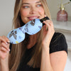 Butterflies contoured sleep mask blackout UK version