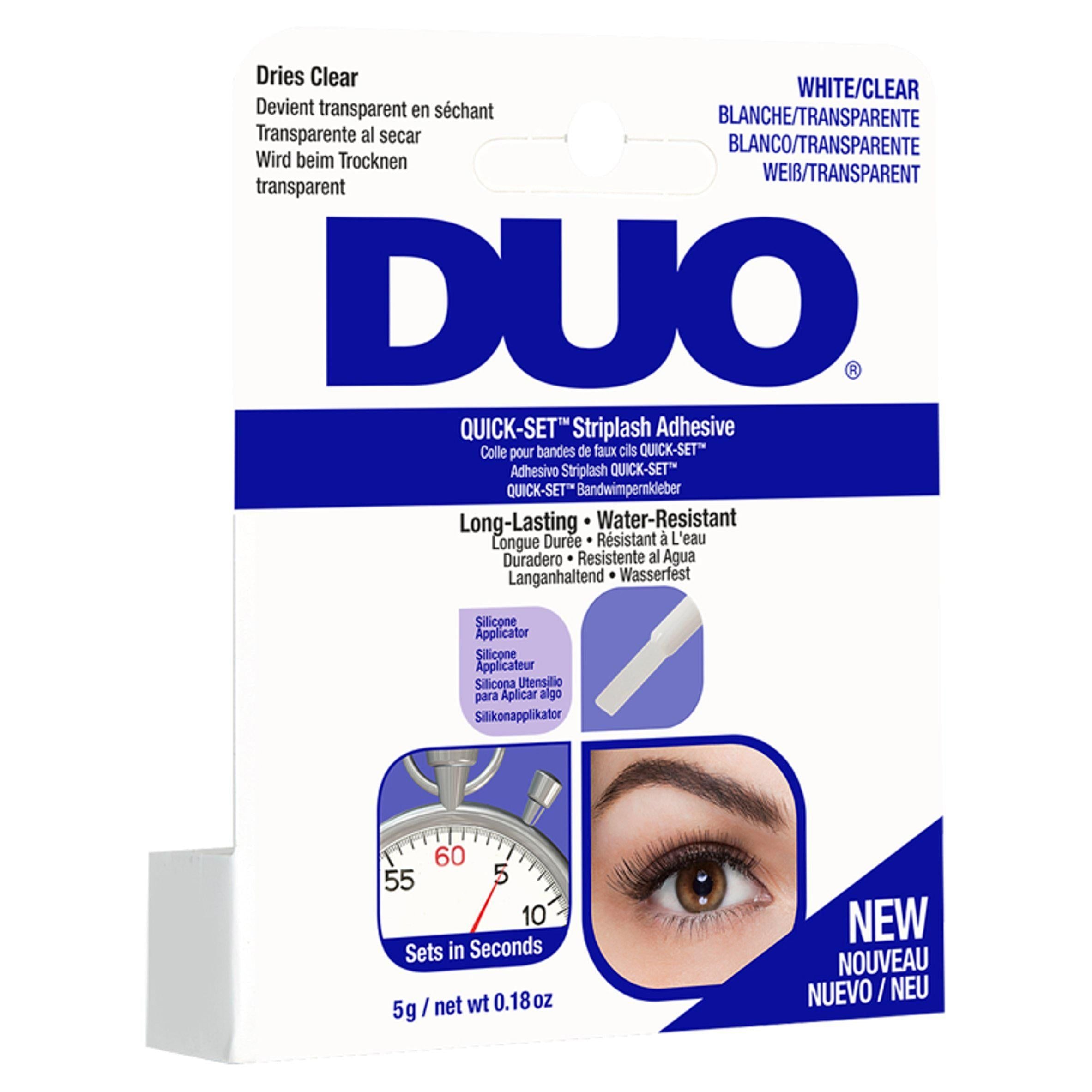 Duo Quick-set Striplash Adhesive Clear Beauty at home Sainsburys   