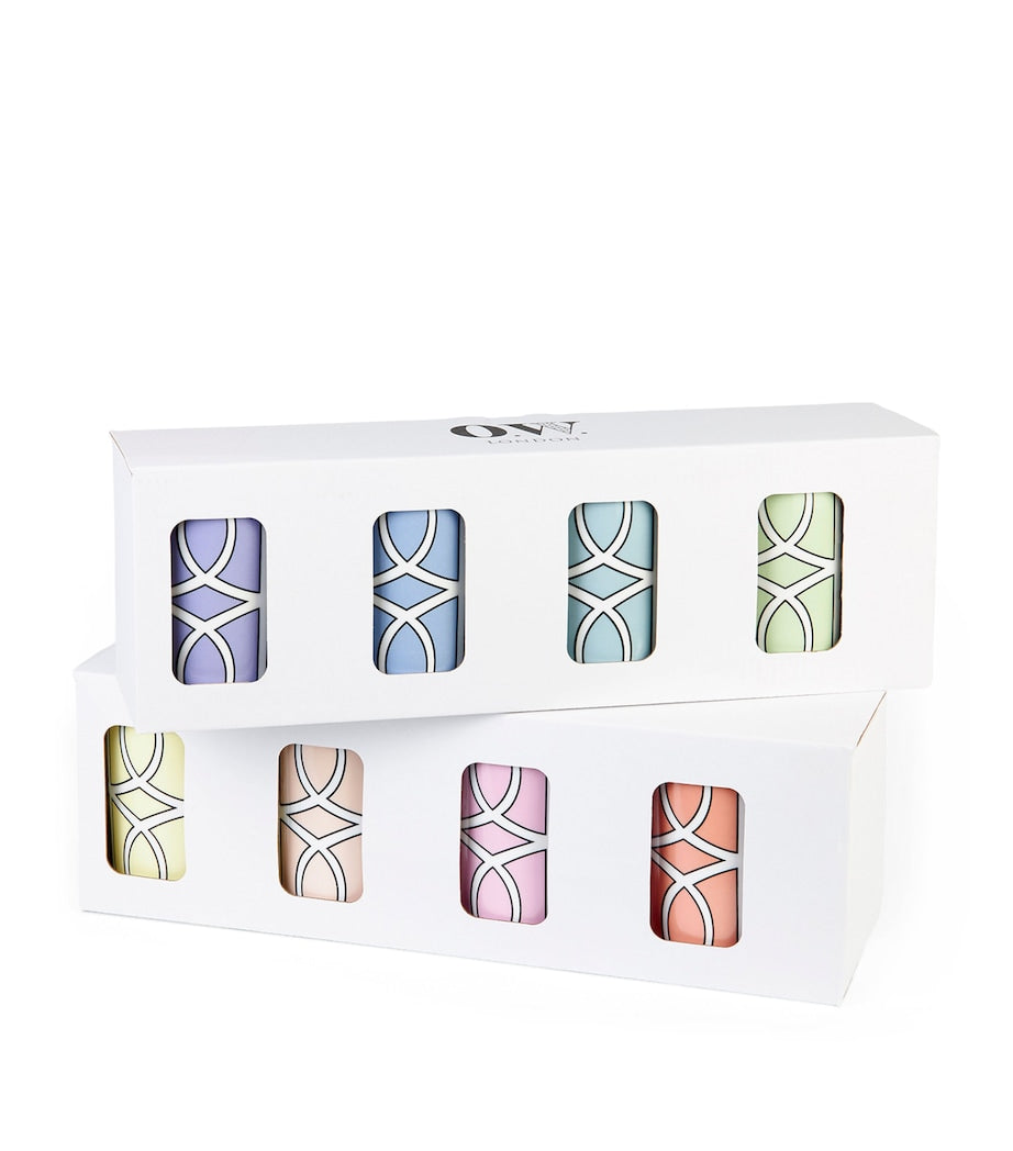 O.W.London 4 loop mugs pastel hues gift box, imported from the UK