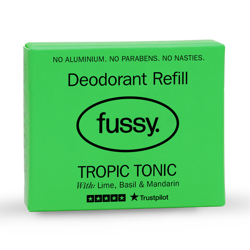 Fussy natural deodorant refill Tropic Tonic 40g (British brand)
