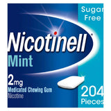 Nicotinell Nicotine Gum  2 mg Mint 204 Pieces GOODS Boots   