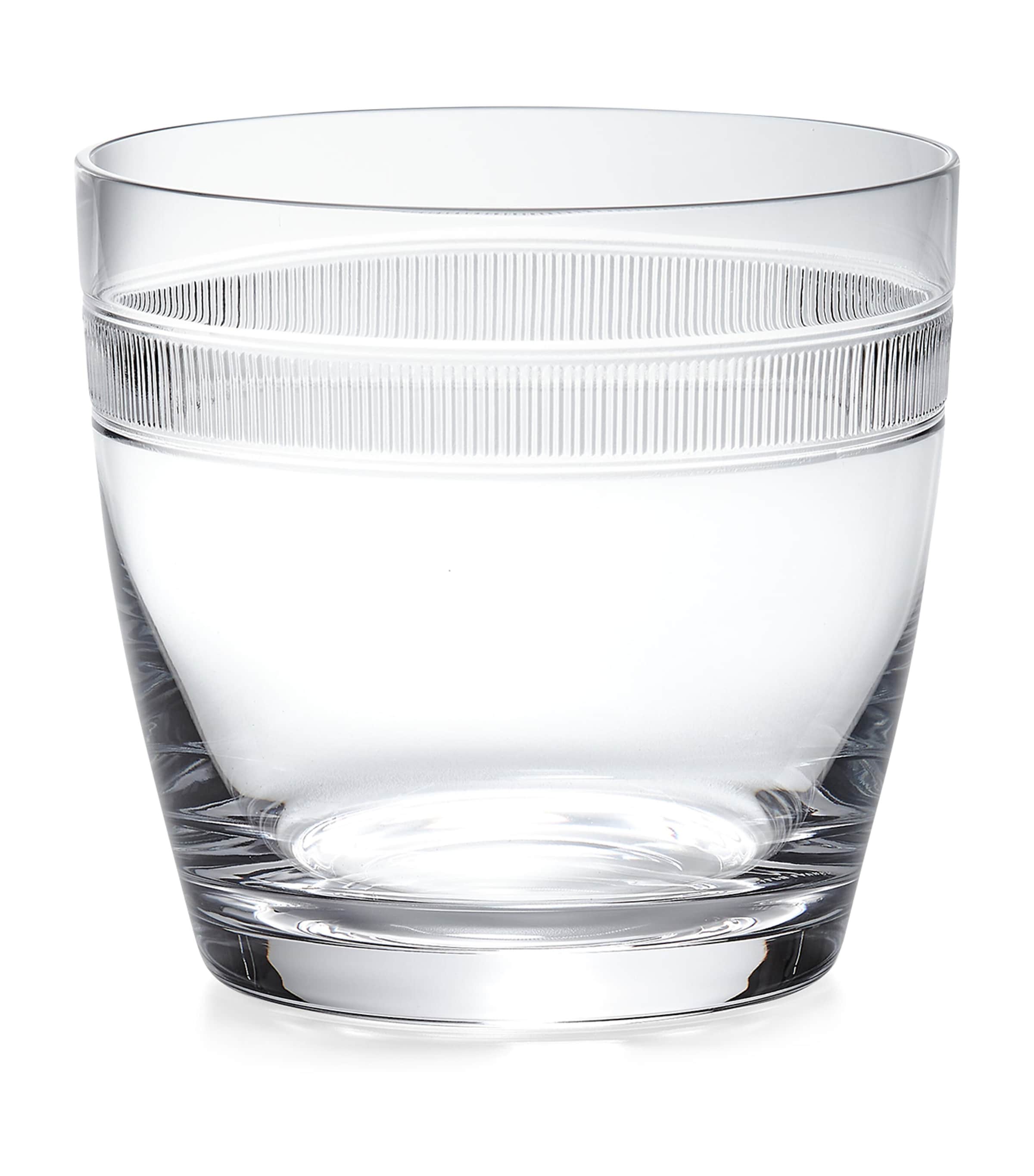 Ralph Lauren Home Langley ice bucket with intricate etchings, imported from the UK