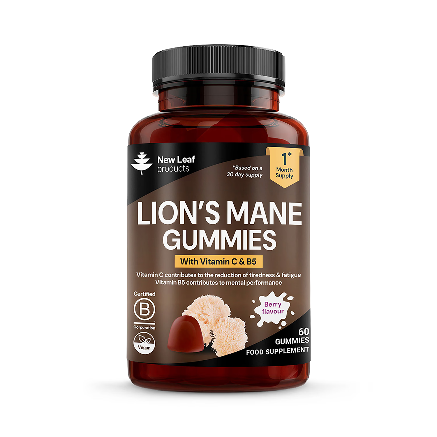 Lions Mane gummies 60s supplement (British brand)