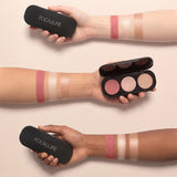 Livingandhome 3in1 blush contour highlighter palette 8g (British brand)