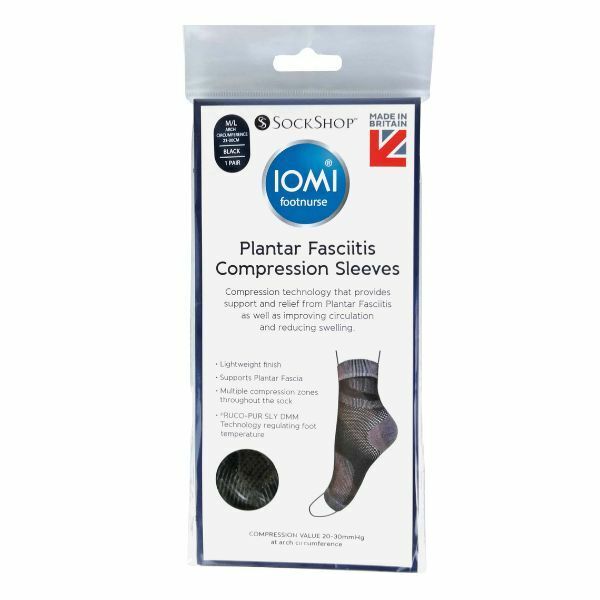 IOMI Plantar Fasciitis Socks with Arch Support S/M