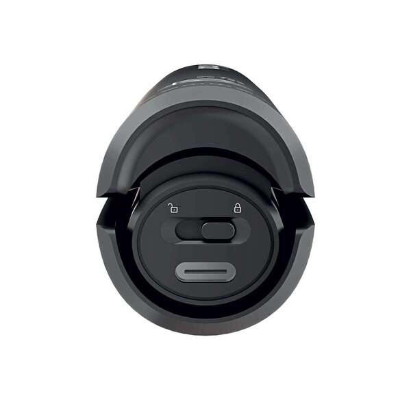 مكواة شعر لاسلكية Gamma+ X-Hybrid سوداء (ماركة بريطانية)
