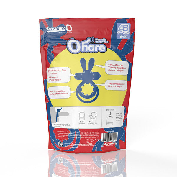 Screaming O 4B Ohare blueberry vibrator in ABS plastic (British brand)