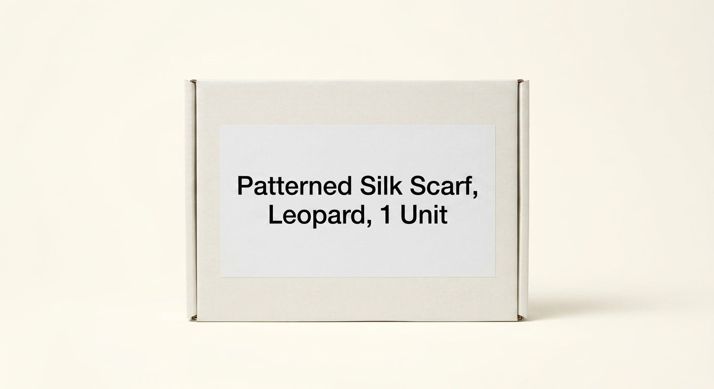 Cartier Panthère Dots silk bandeau scarf, imported from the UK
