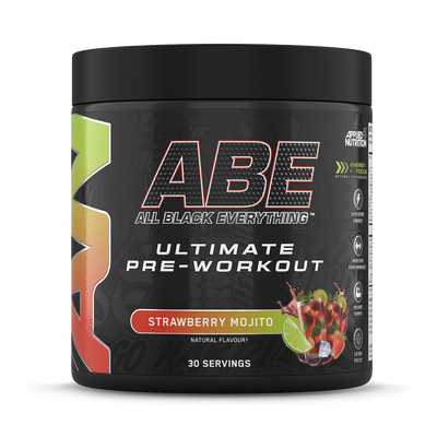 Holland & Barrett Applied Nutrition ABE Ultimate Pre Workout Strawberry Mojito Powder 375g- Buy online at McGrocer
