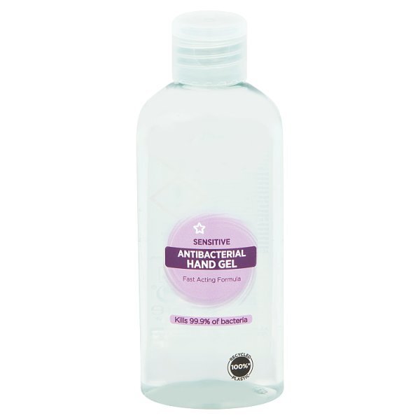 Superdrug Sensitive Antibacterial Hand Sanitizer Gel 100ml GOODS Superdrug   