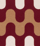 Frette Modernism 002 wool cushion 50cm x 50cm, imported from the UK