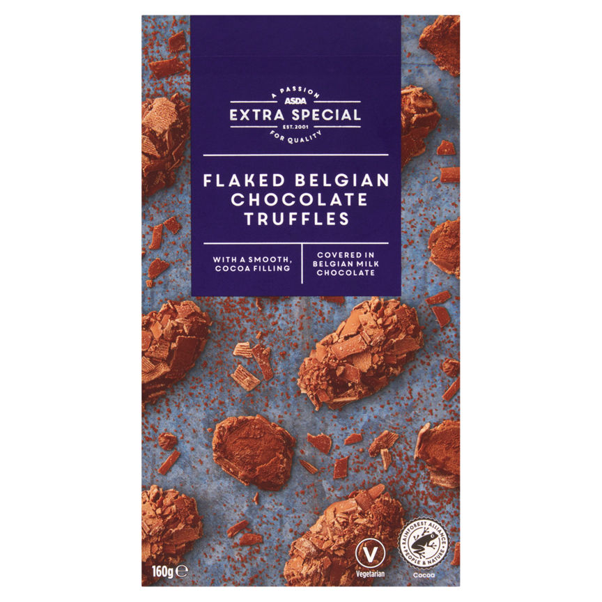 ASDA Extra Special Flaked Belgian Chocolate Truffles 160g GOODS ASDA   